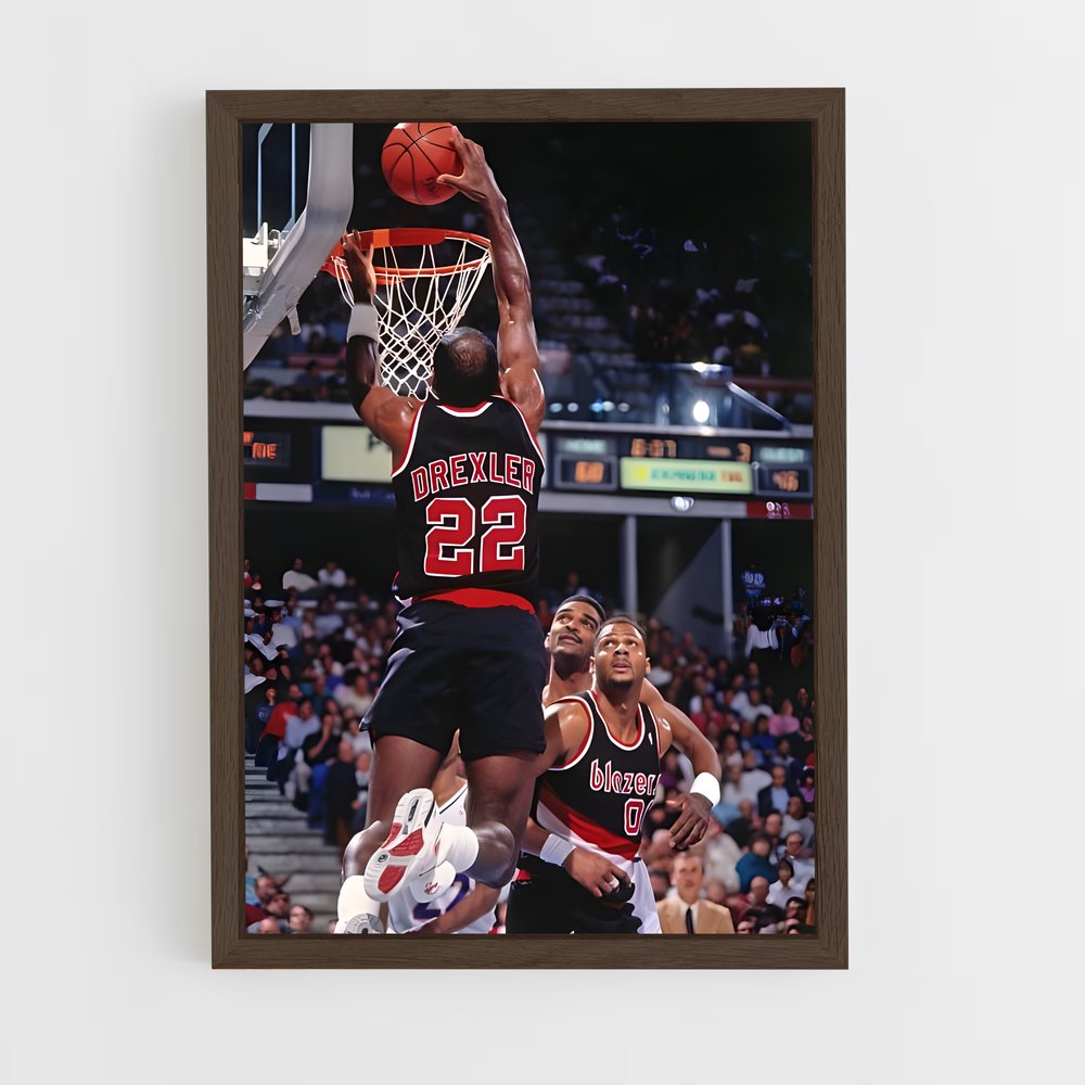 Poster Clyde drexler – affiche Basketball (vue 5)